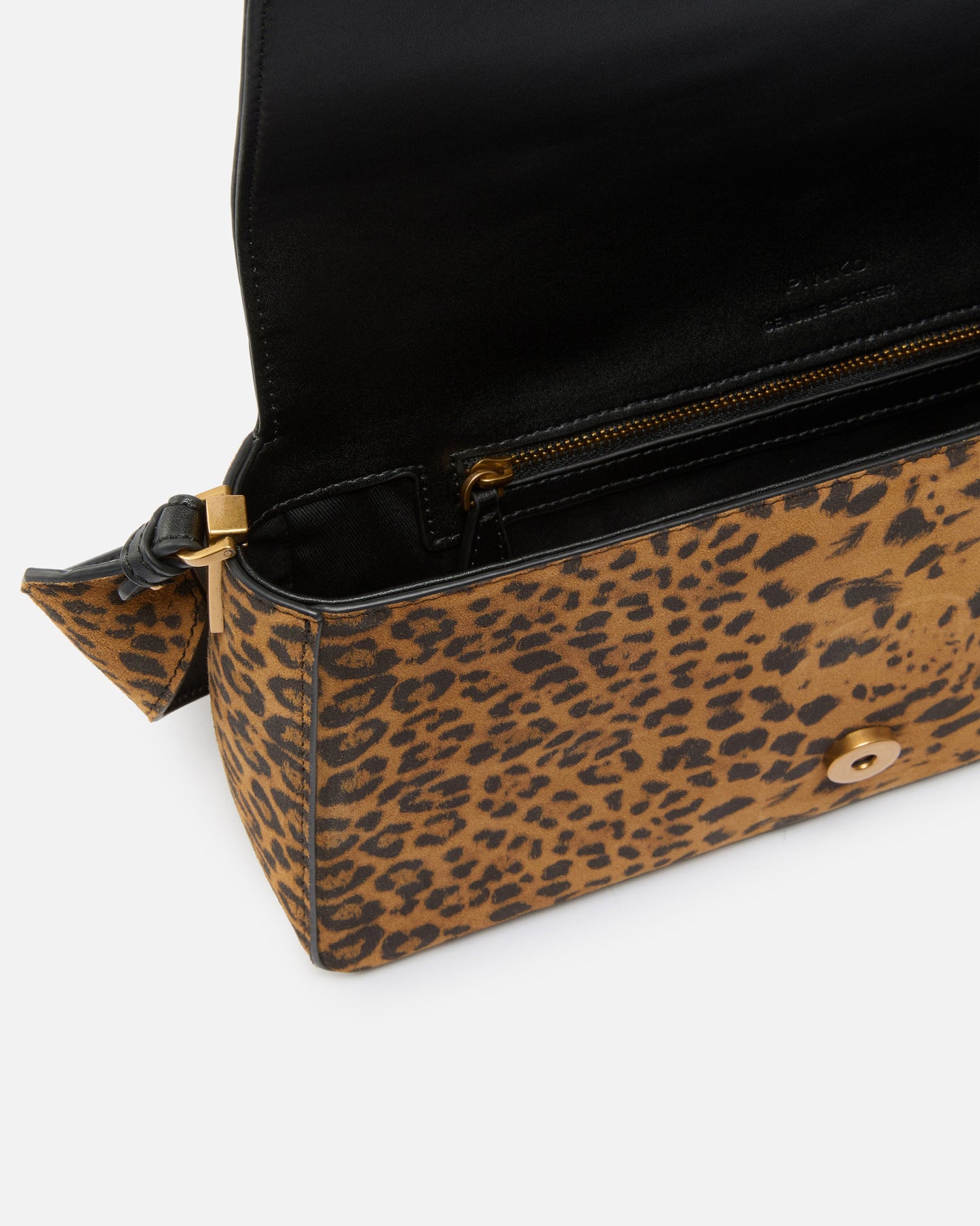 Love Bag One Slouchy medium shoulder bag in leopard-print suede