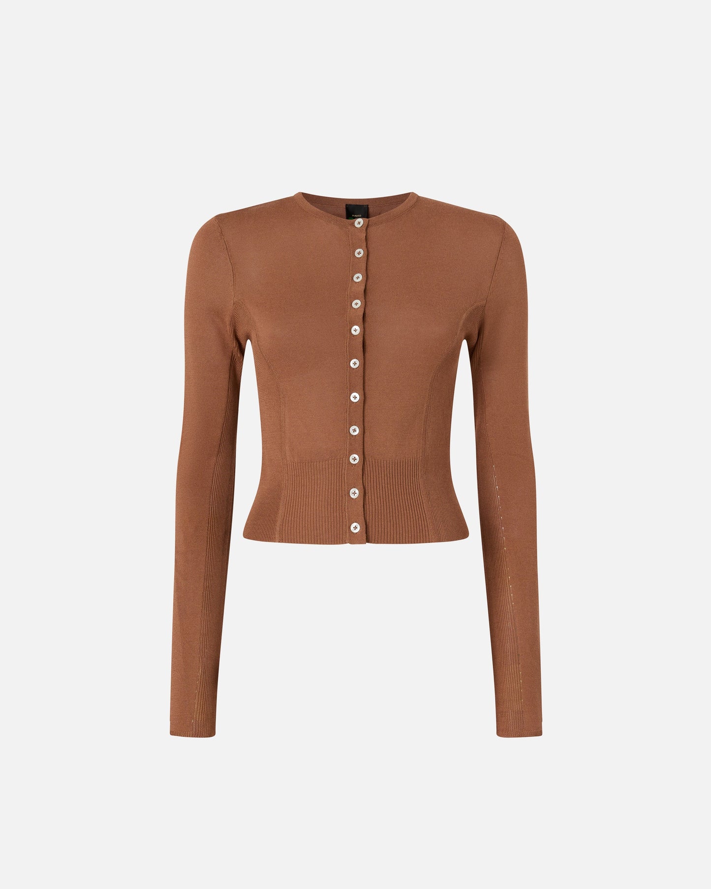 Cardigan with mother-of-pearl buttons