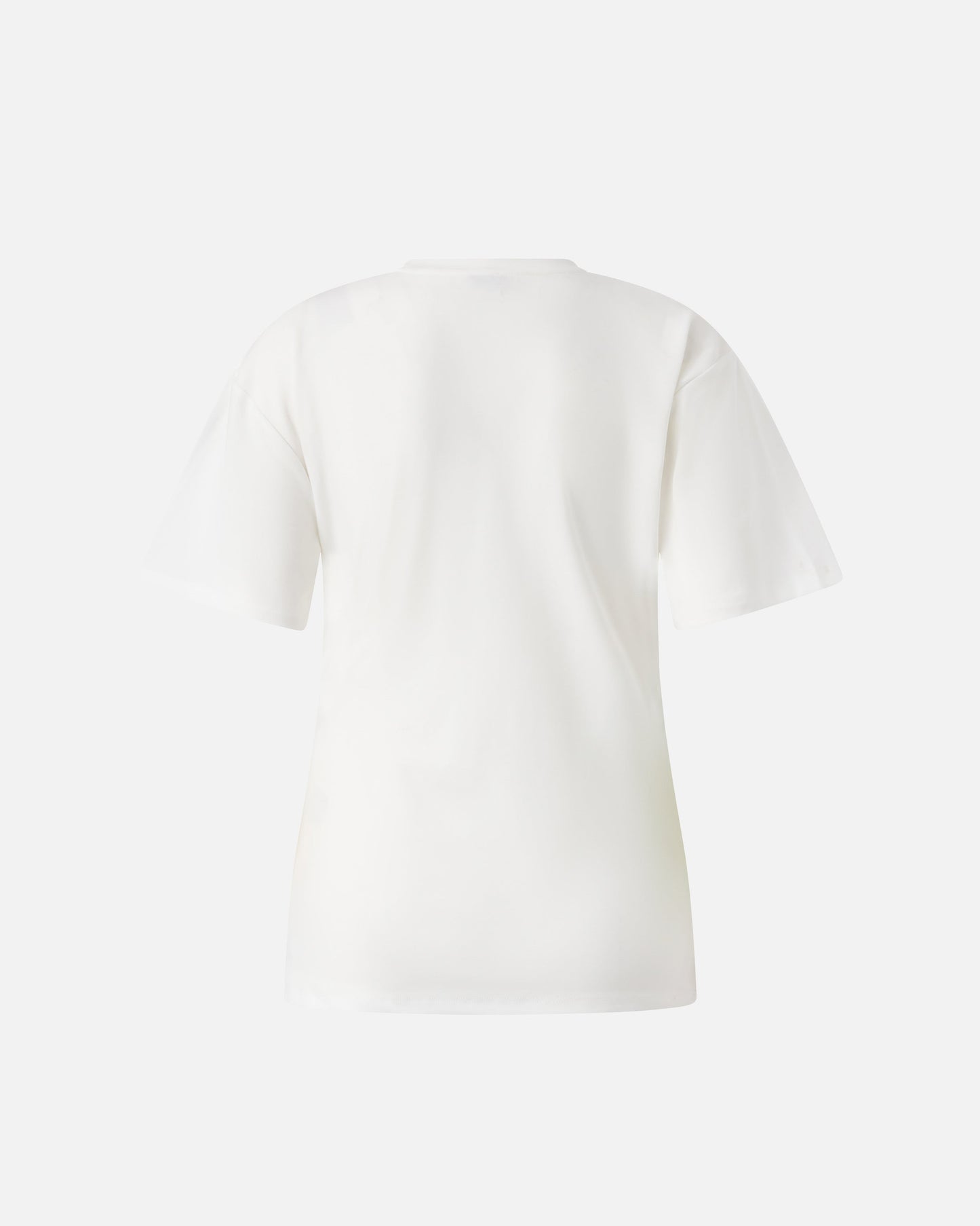 T-shirt with draping and gold detail