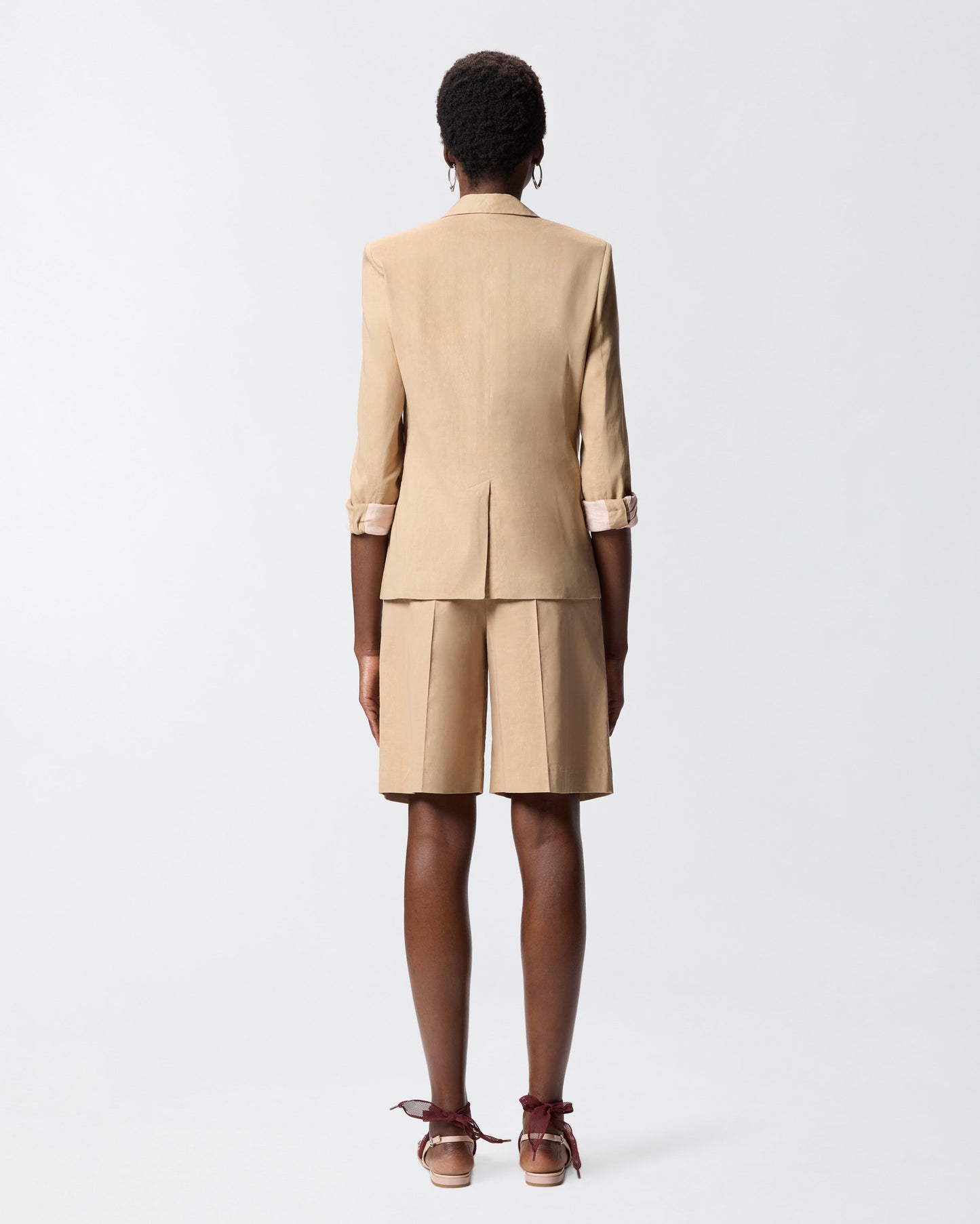 Jacket in linen blend