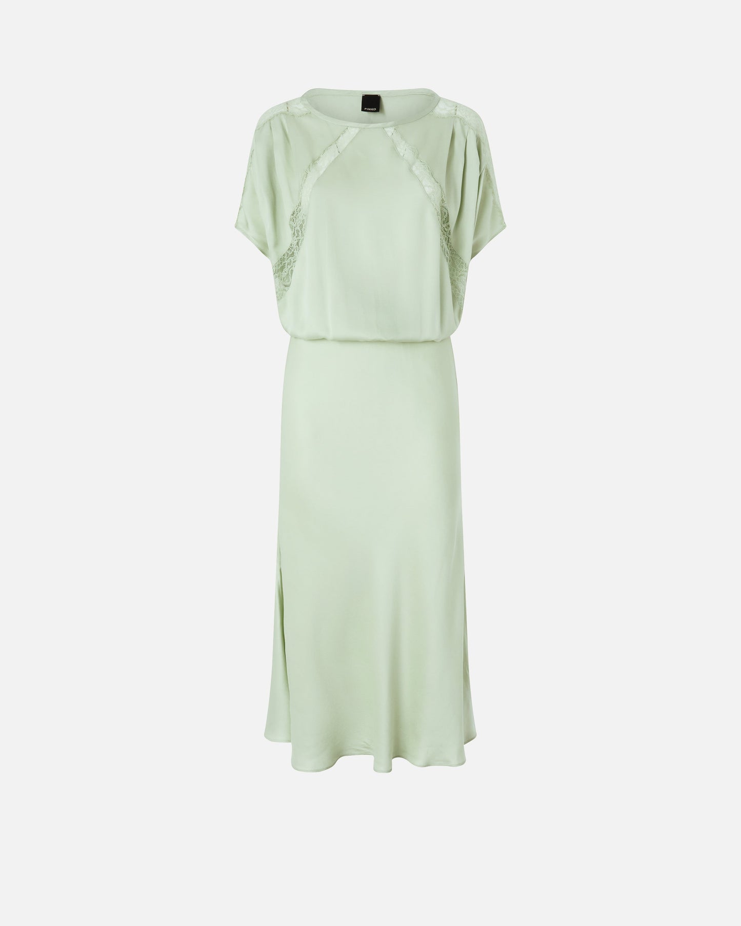 Midi dress with lace details