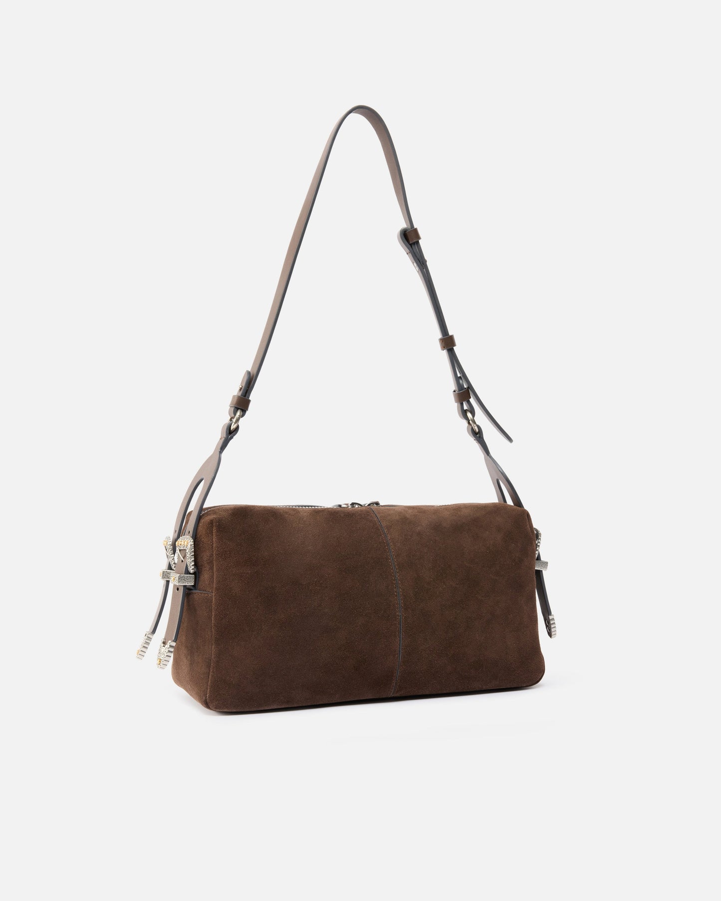 Keeper Bag medium shoulder bag in suede