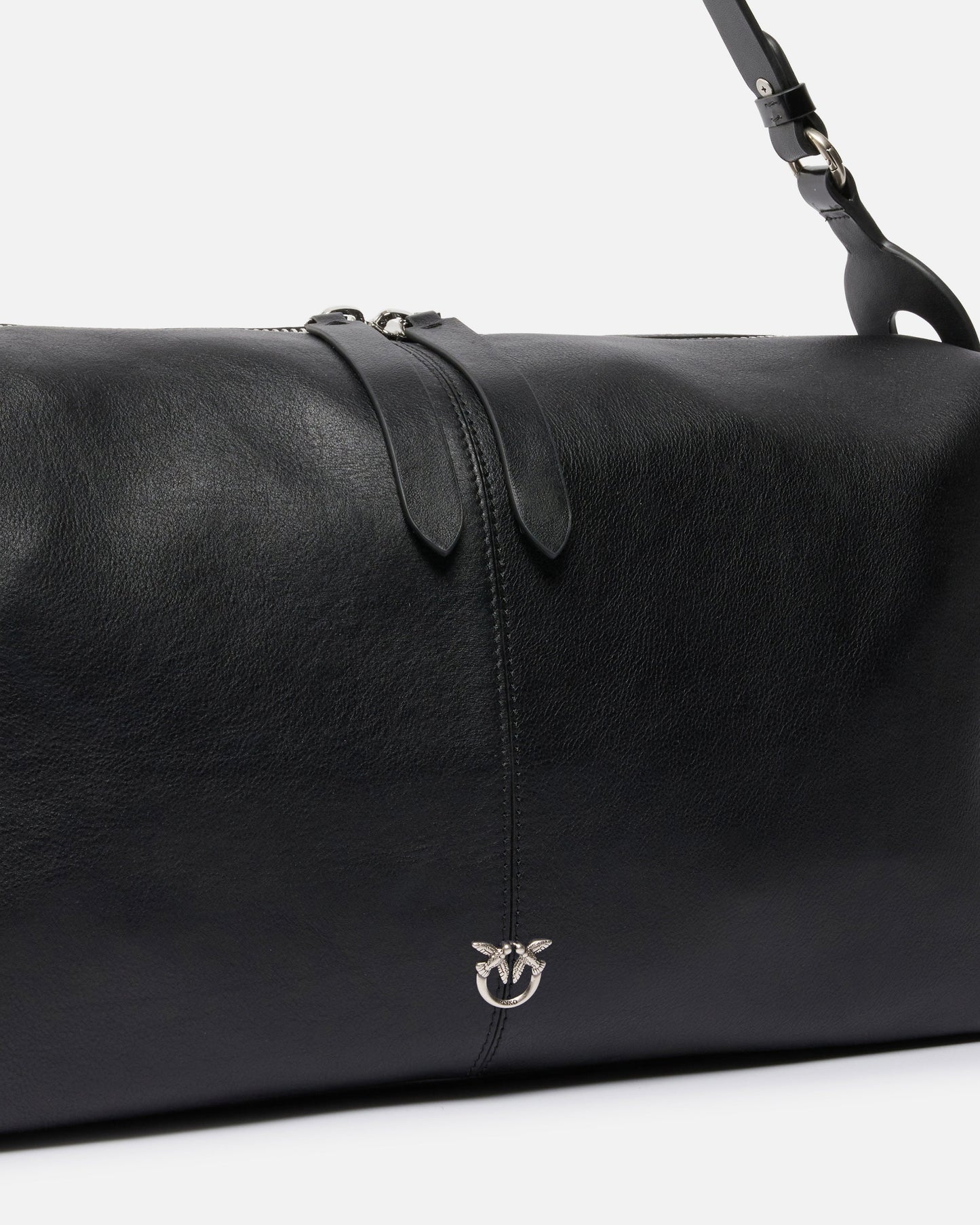 Keeper Bag large shoulder bag in new biker leather