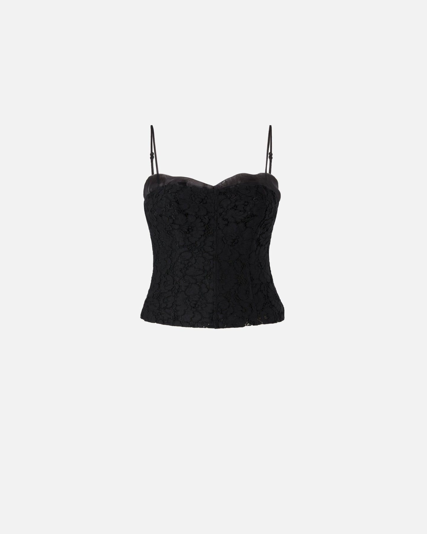 Lace bustier top