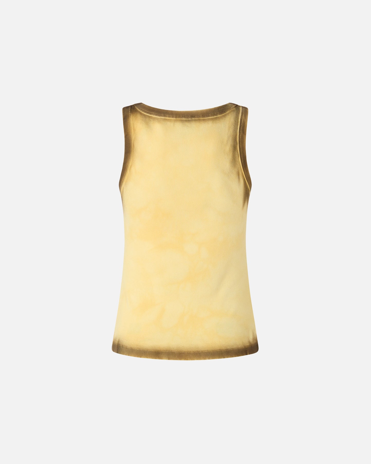 Spray-effect vest top with logo embroidery