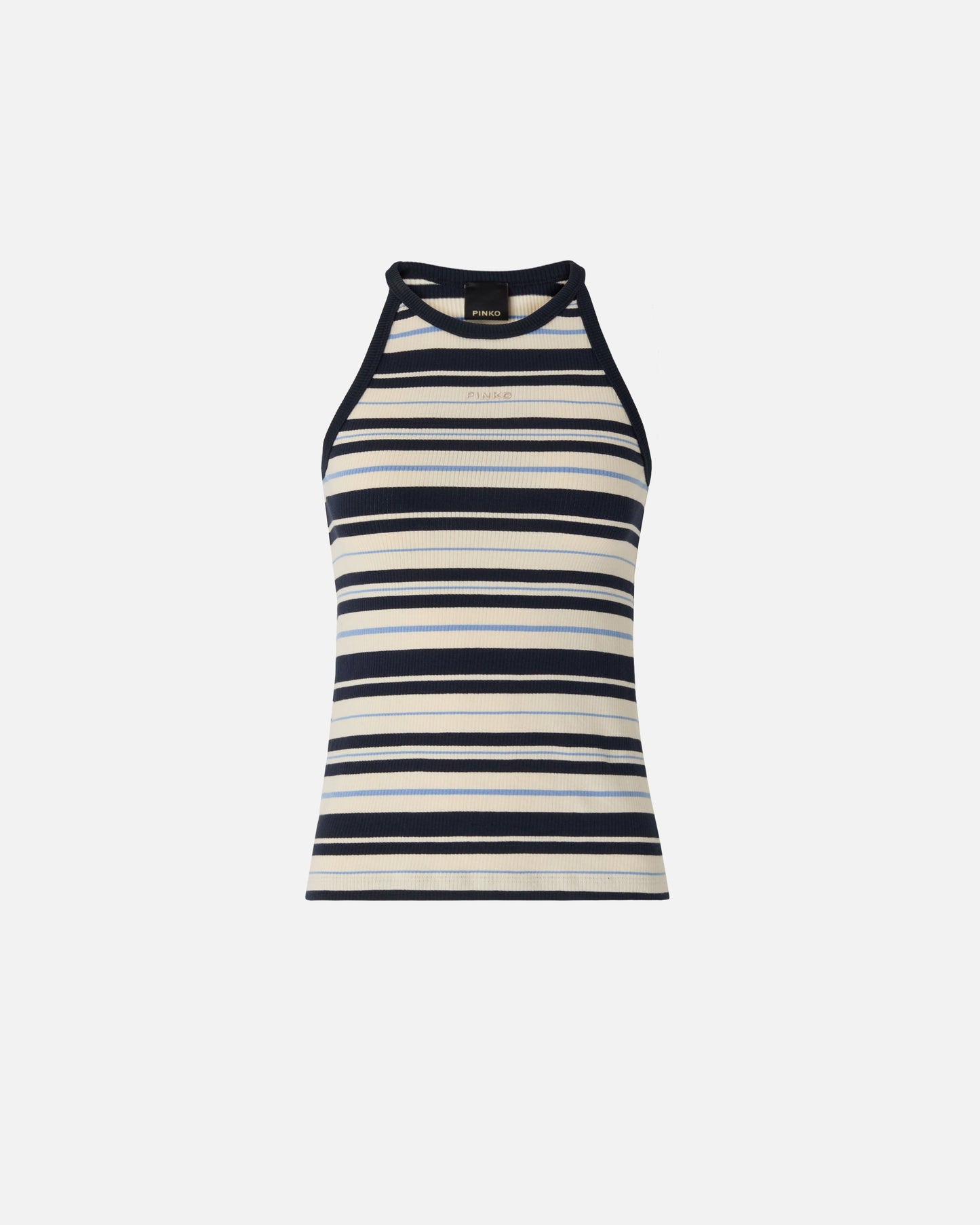 Ribbed vest top with logo