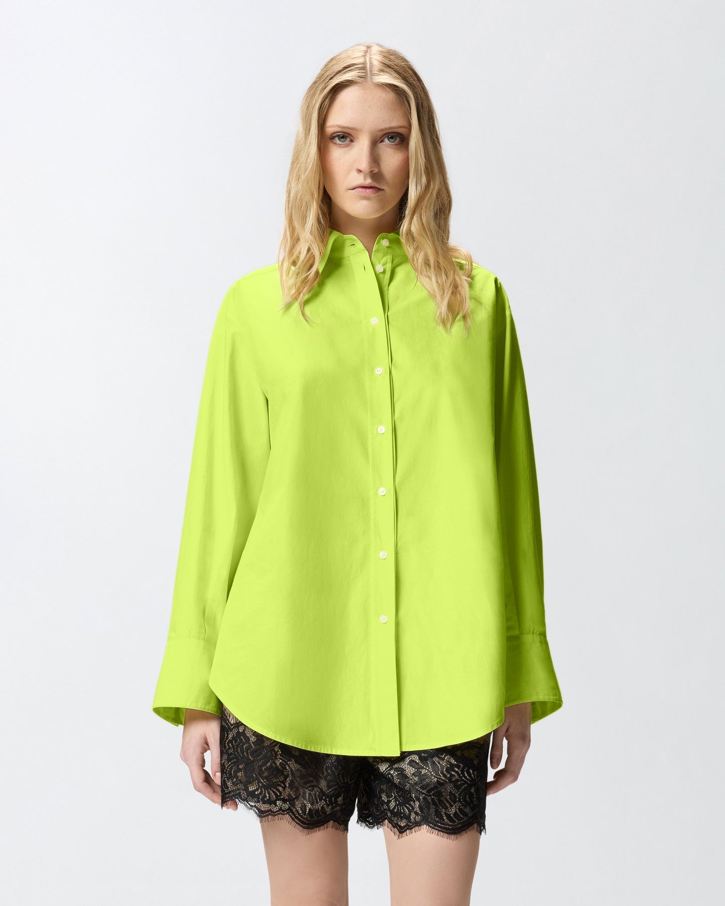 Cotton poplin shirt