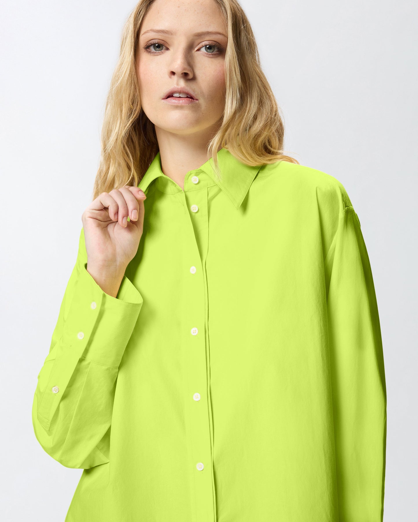 Cotton poplin shirt