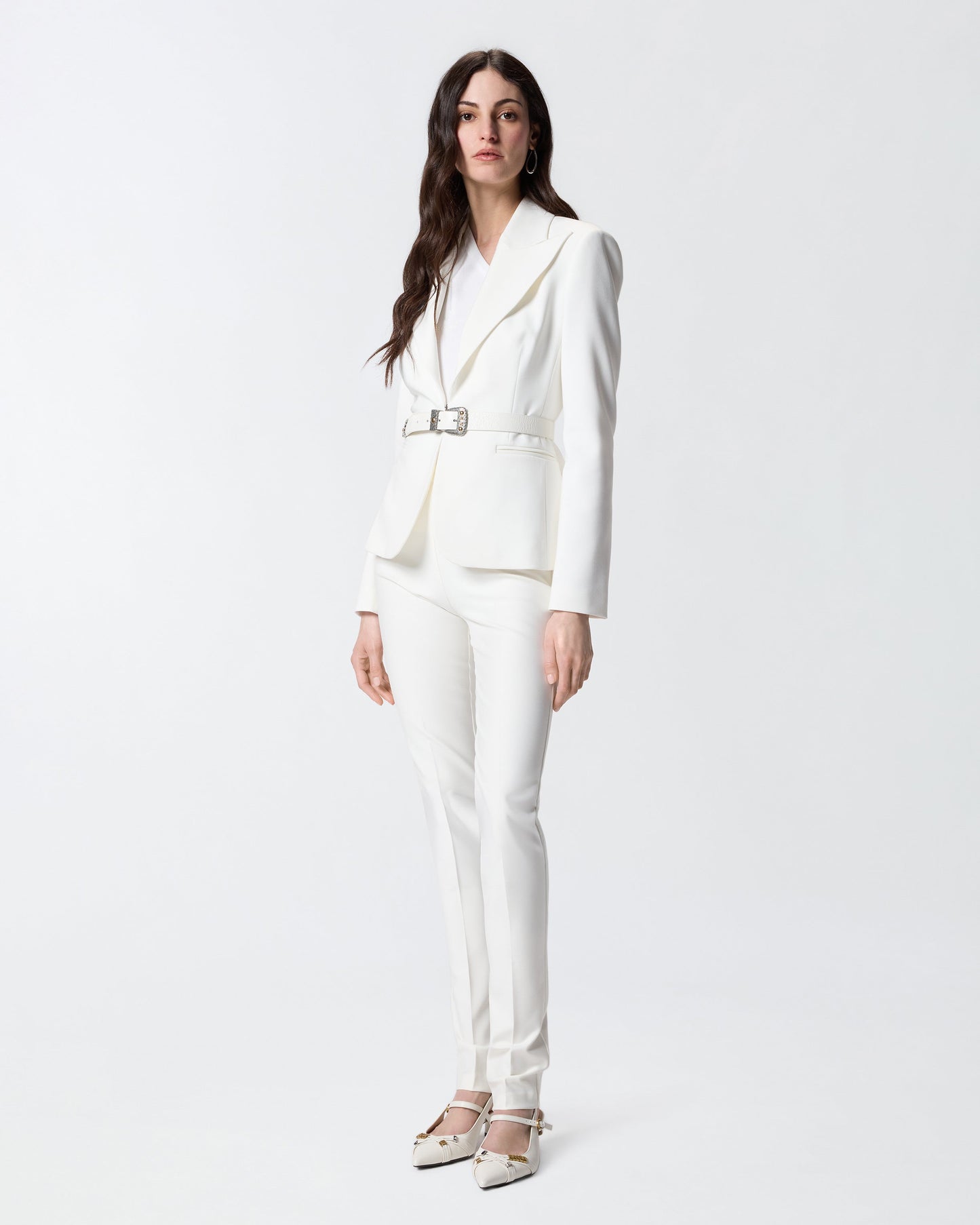 Jacket with rear slit