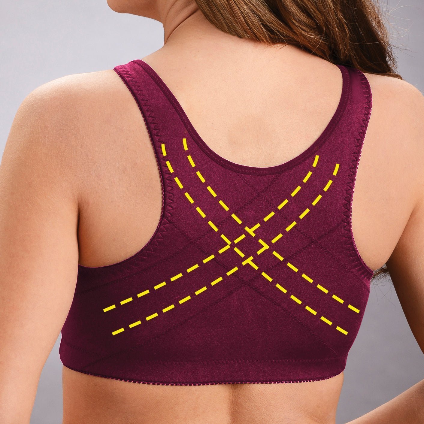 🎁1 kaufen, 1 gratis!🎁 – Stretch-Spitzen-BH mit Vorderverschluss