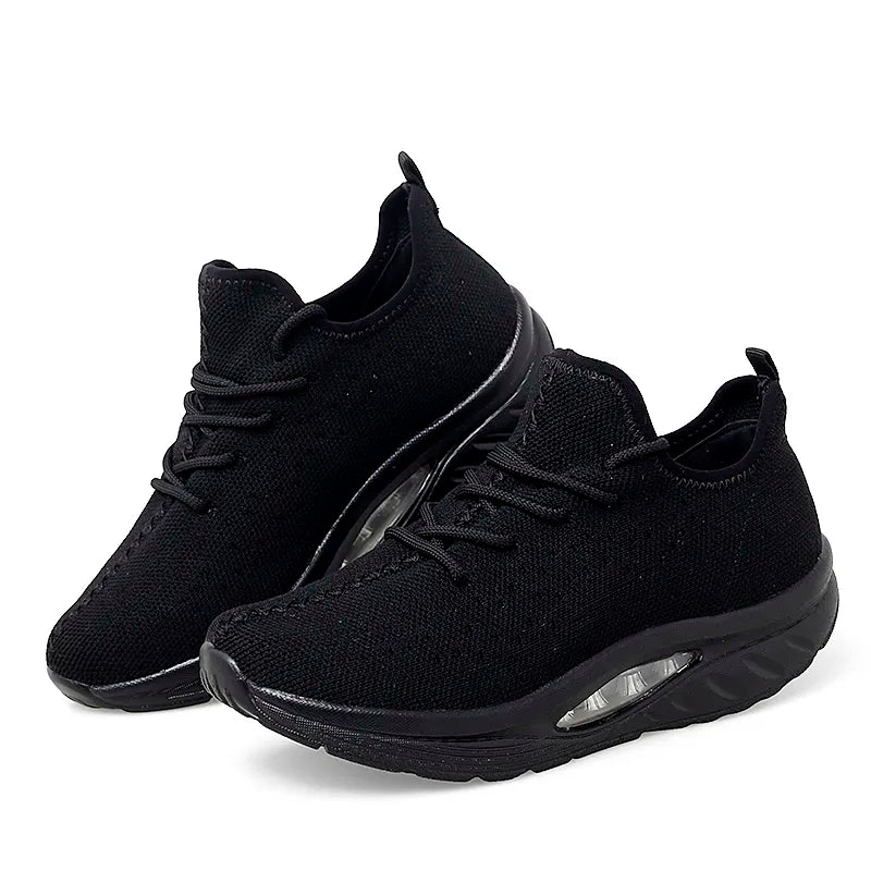 Orthopädische Damen-Sneaker mit Fußgewölbestütze und Luftpolsterung