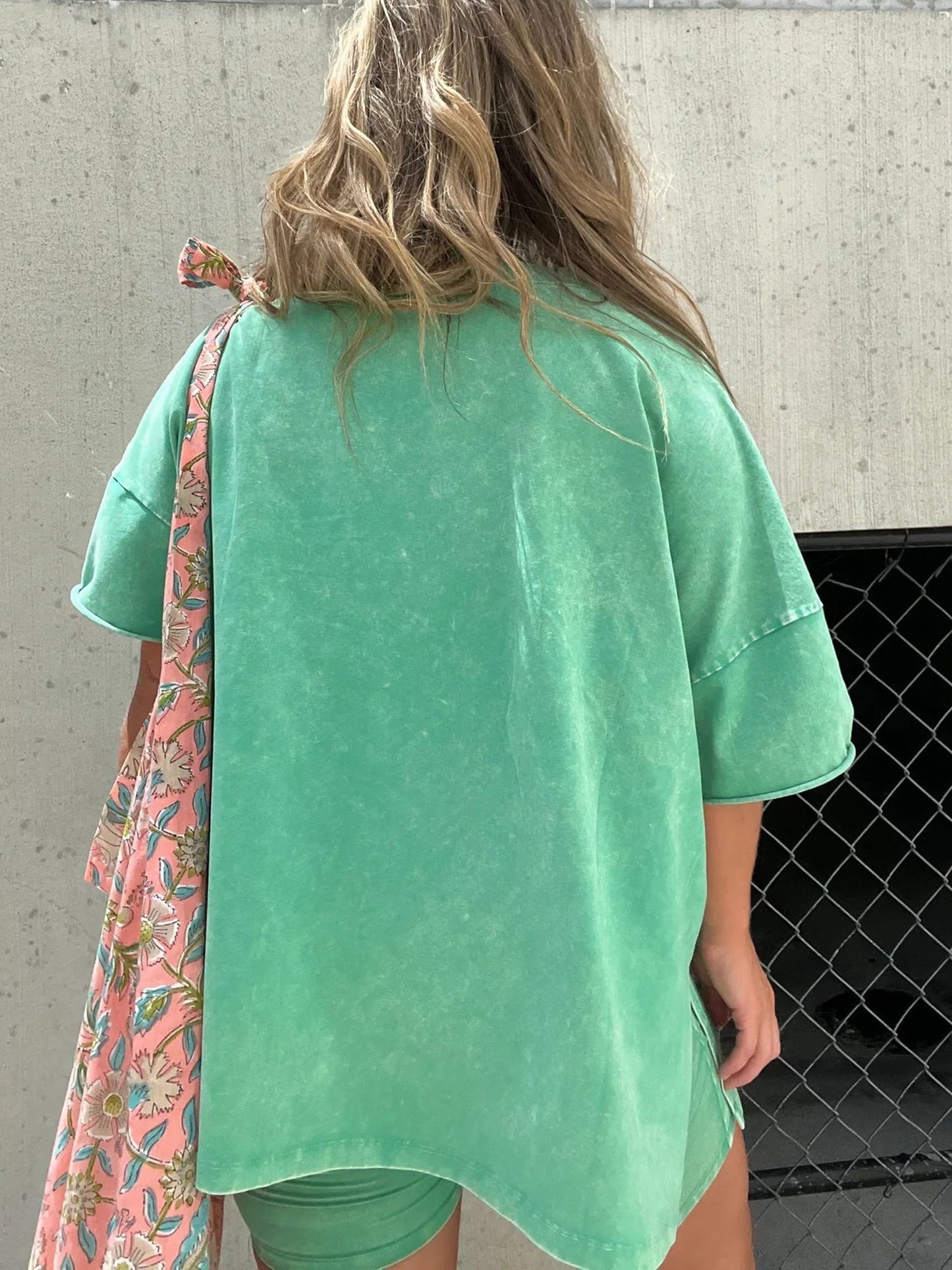 Sommerliches gewaschenes Set für Damen (2 kaufen, kostenloser Versand)