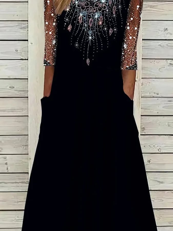 Damen Freizeitkleid mit Print