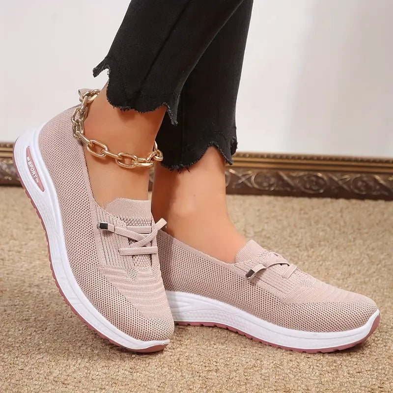 🔥Bequeme orthopädische Damenschuhe mit weicher Sohle und Netzstoff