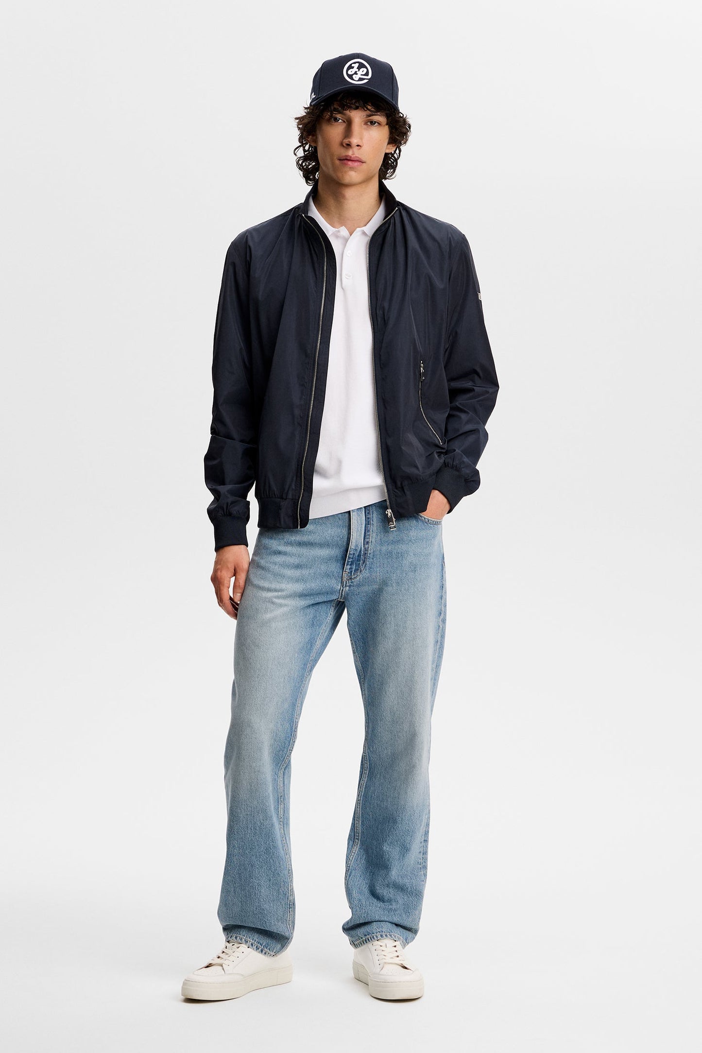 Reymond Seasonal Knit Polo / White
