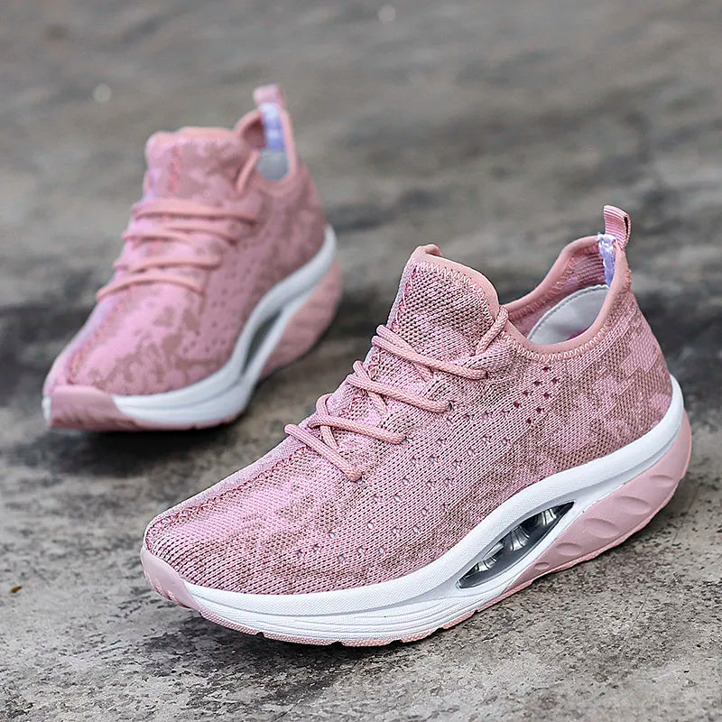 Orthopädische Damen-Sneaker mit Fußgewölbestütze und Luftpolsterung