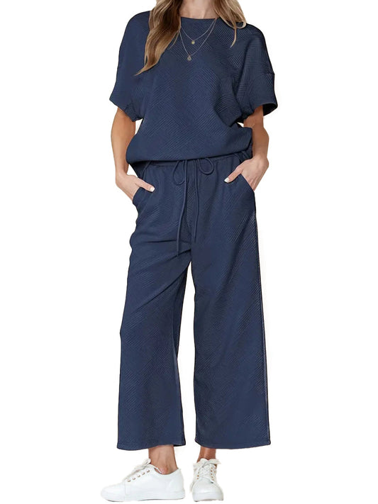 Luxuriöses Lounge-Set für Damen mit Textur (2 kaufen, kostenloser Versand)