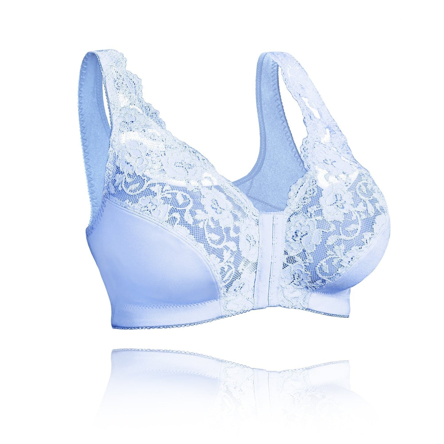 🎁1 kaufen, 1 gratis!🎁 – Stretch-Spitzen-BH mit Vorderverschluss