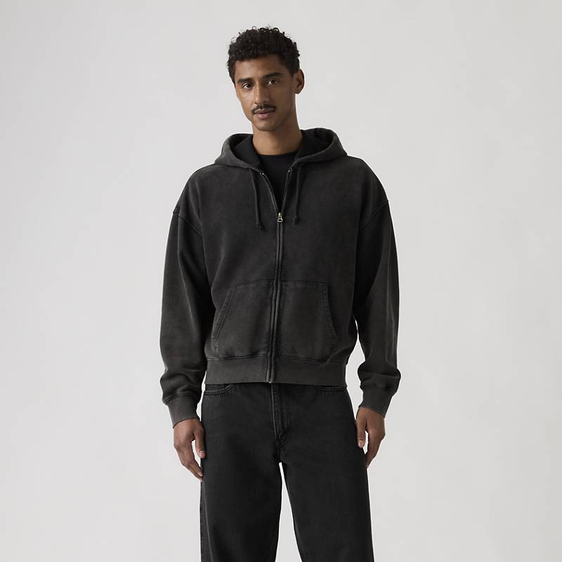 Hayes Boxy Full-zip Sweatshirt