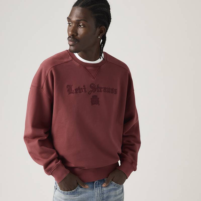 Boxy Graphic Crewneck Sweatshirt