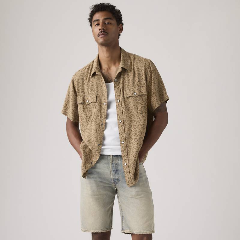 Short Sleeve Relaxed Fit Western Shirt