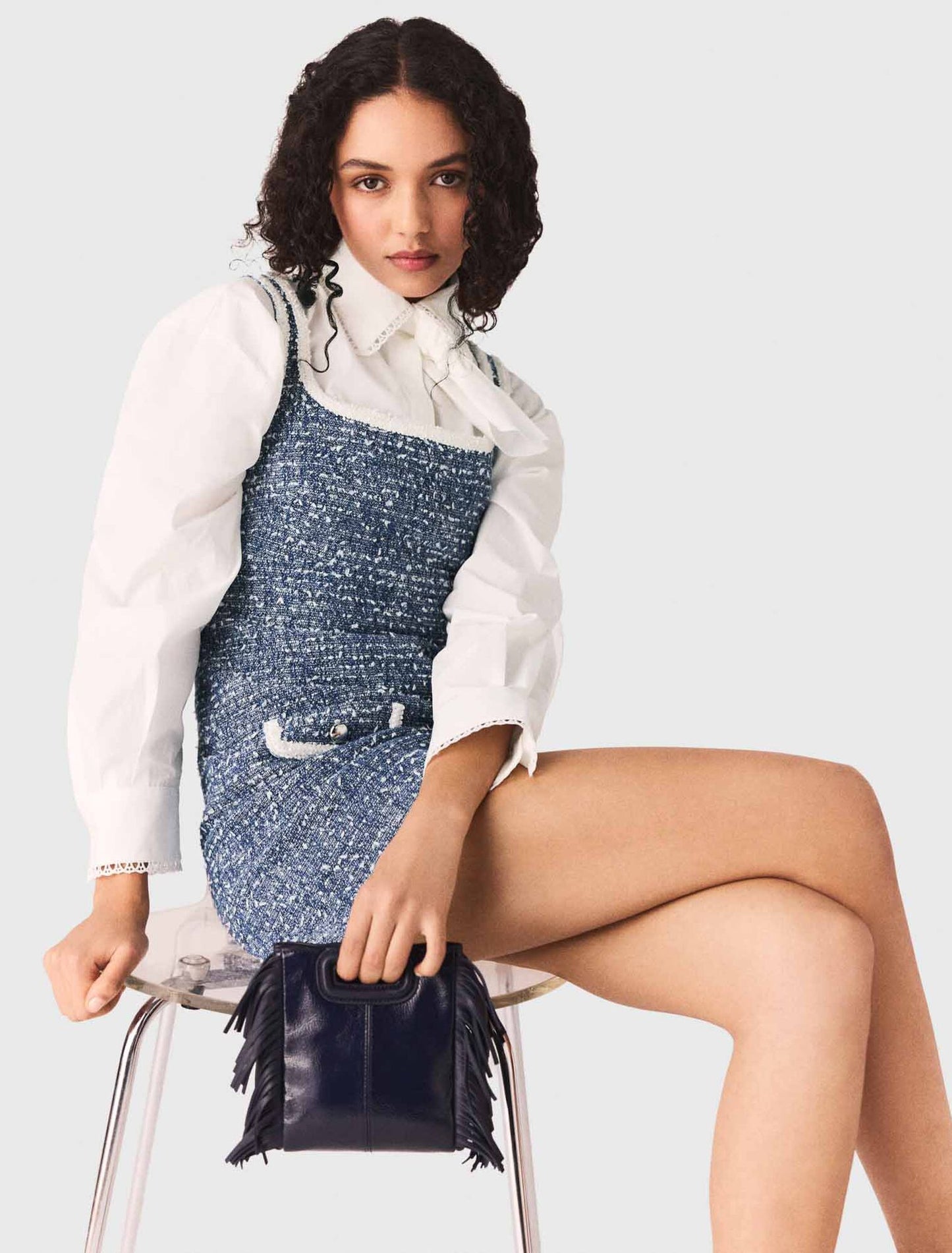 Short tweed dress