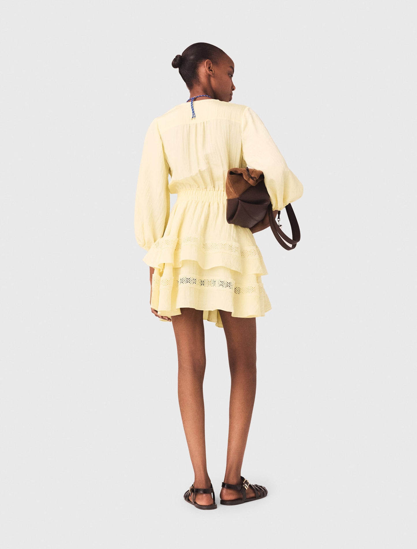 Short ruffled dress