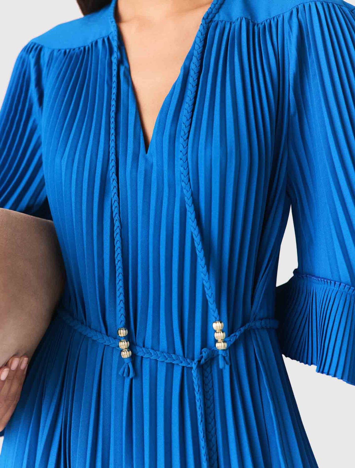 Short pleated dress