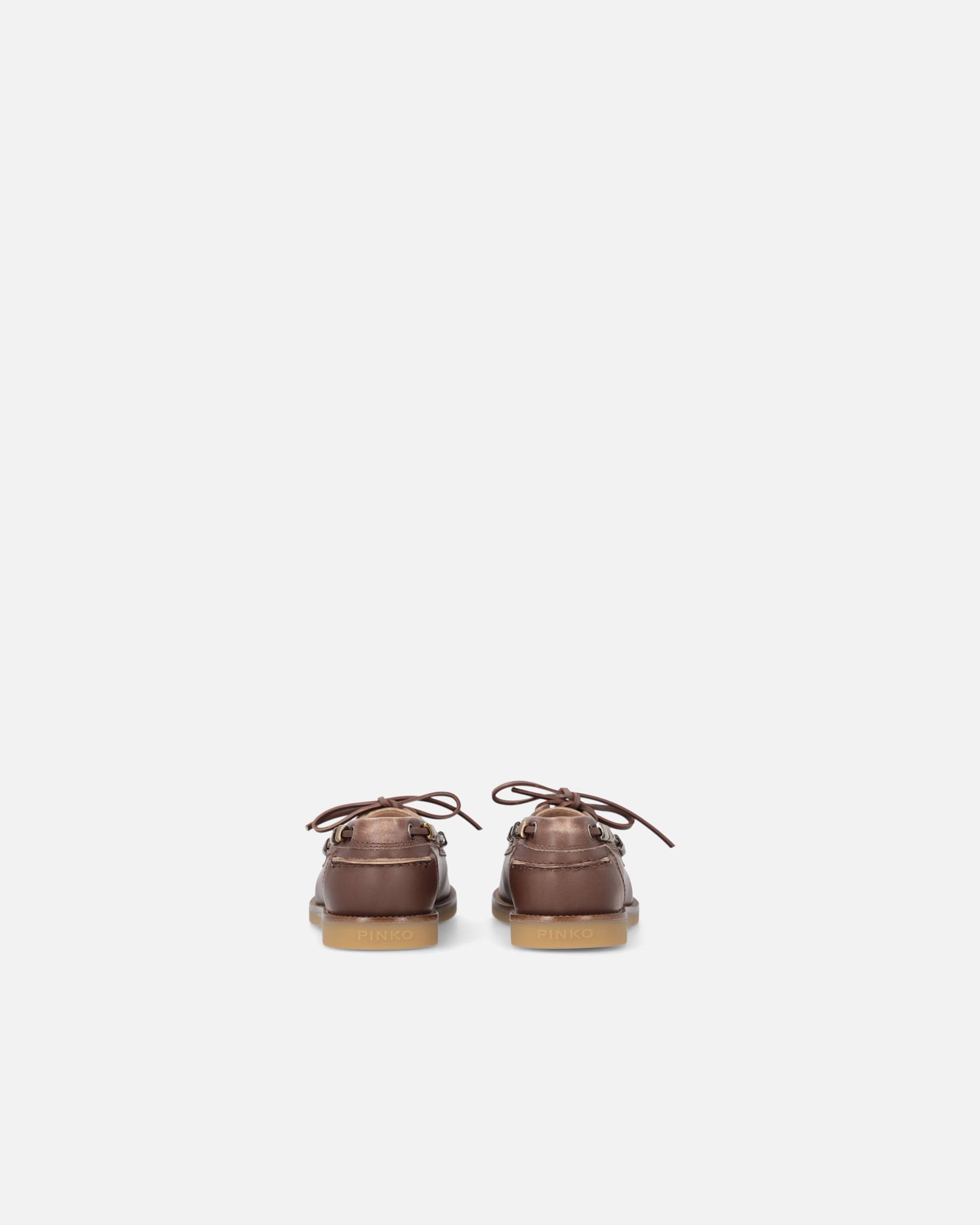 Leather moccasins with jewel details