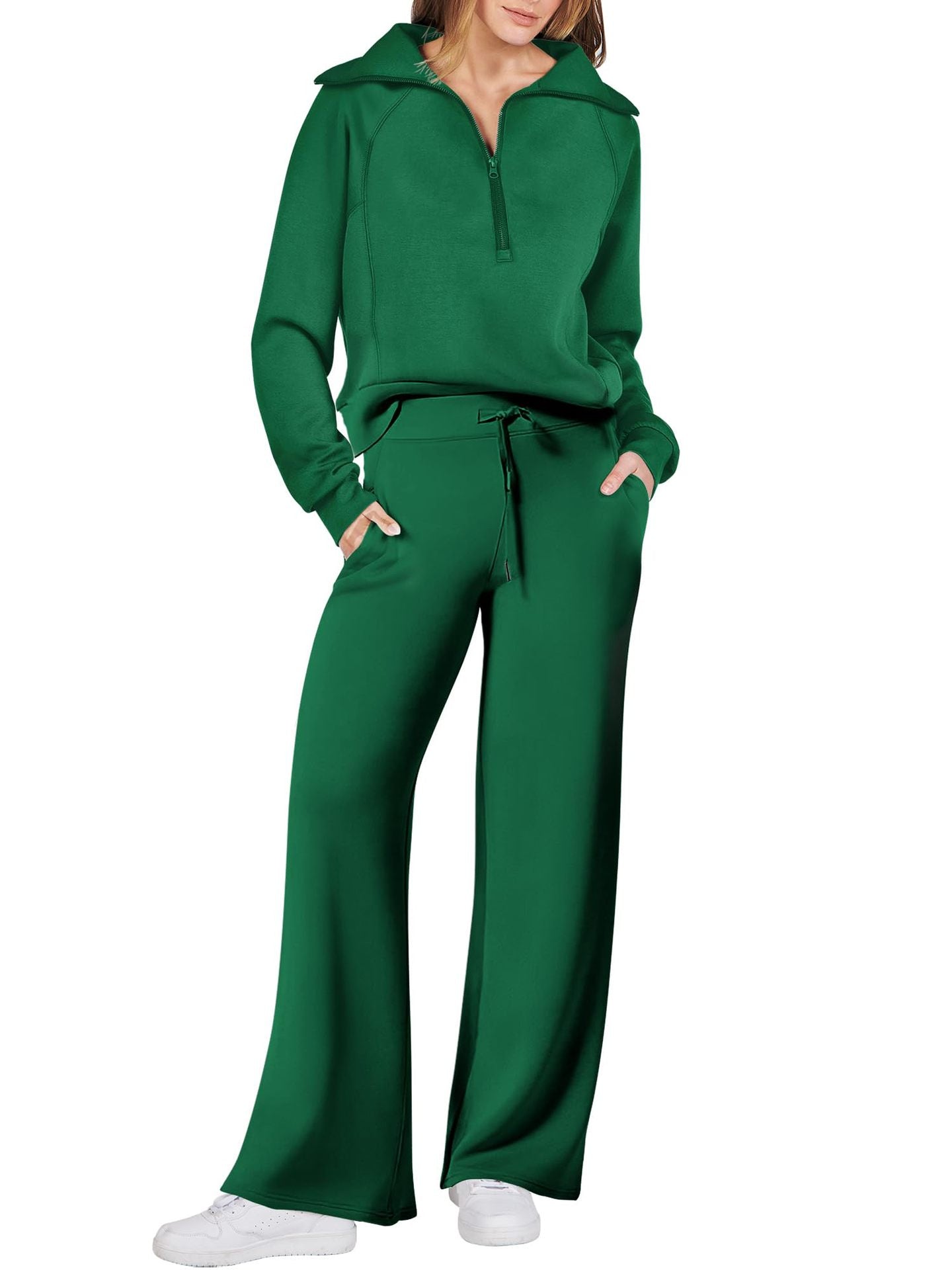 ⏰Hot Sale-Women's 2 Piece Casual Outfits Sweatsuit Set (Buy 2 Free Shipping)
