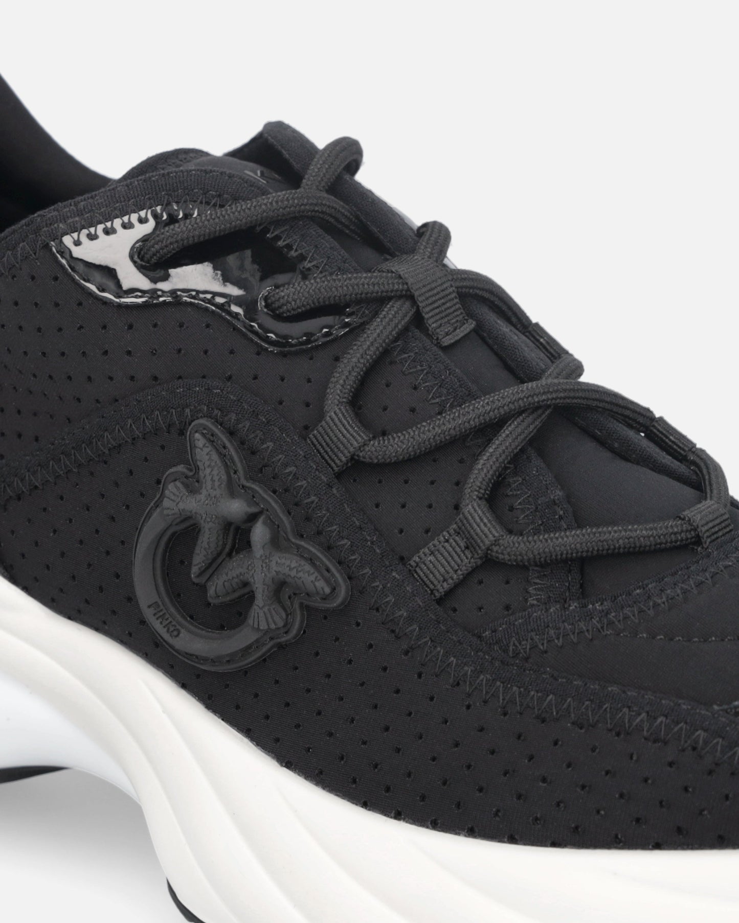 Ariel perforated sneakers with bird logo