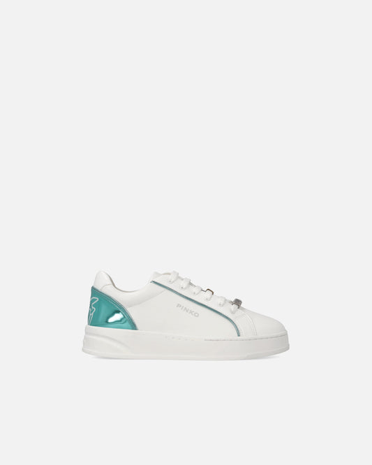 Leather sneakers with logo