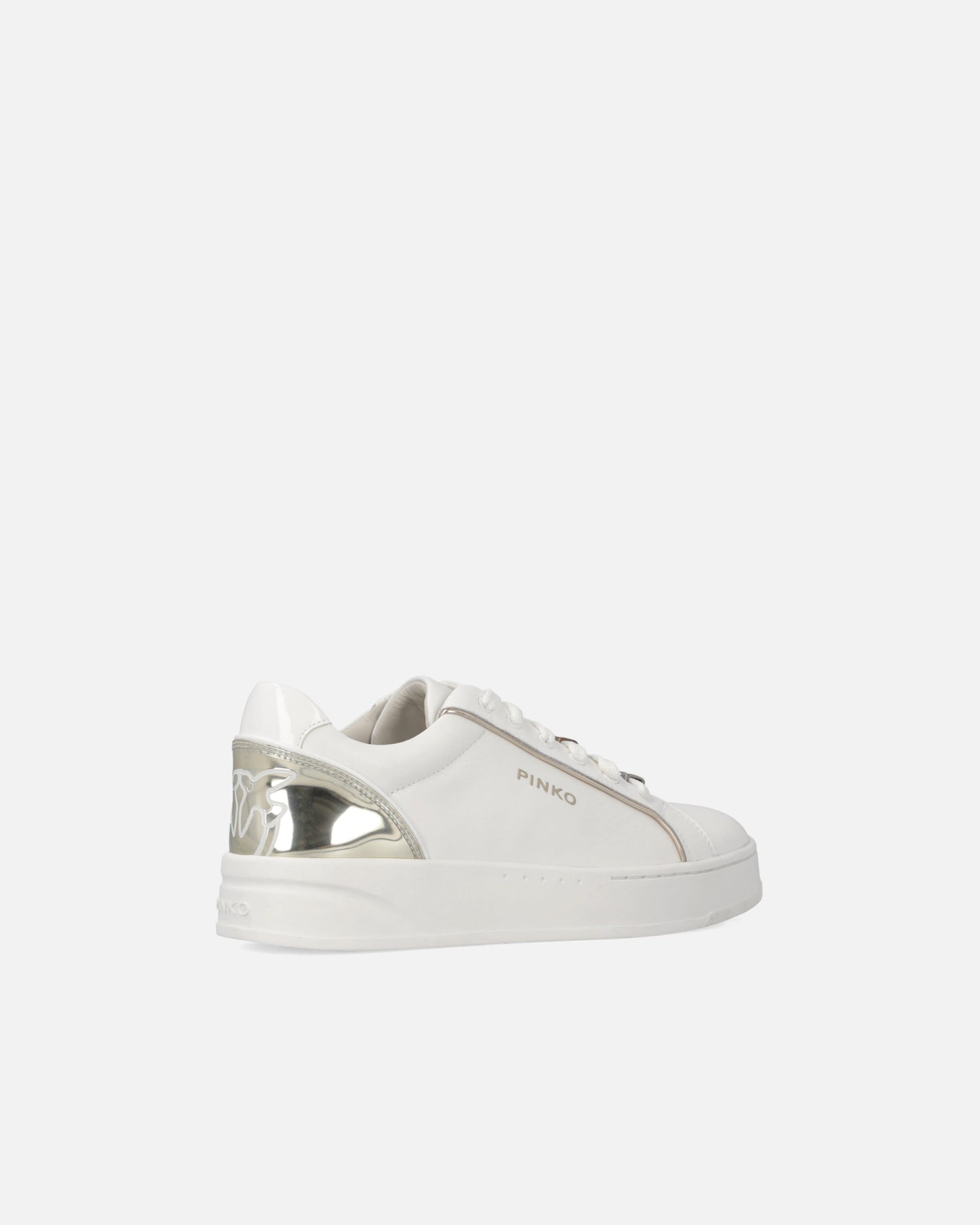 Leather sneakers with logo
