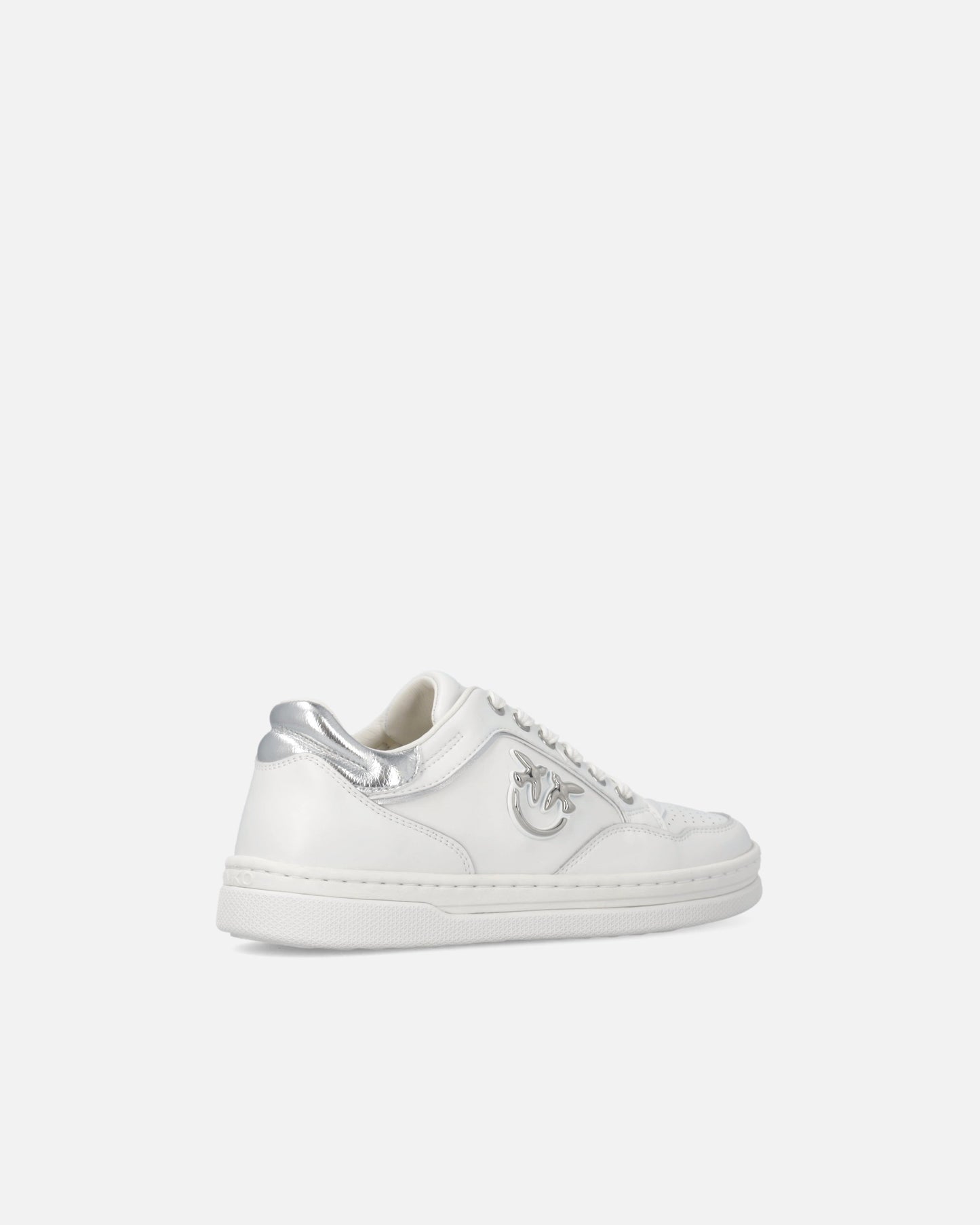 Leather sneakers with Love Birds logo