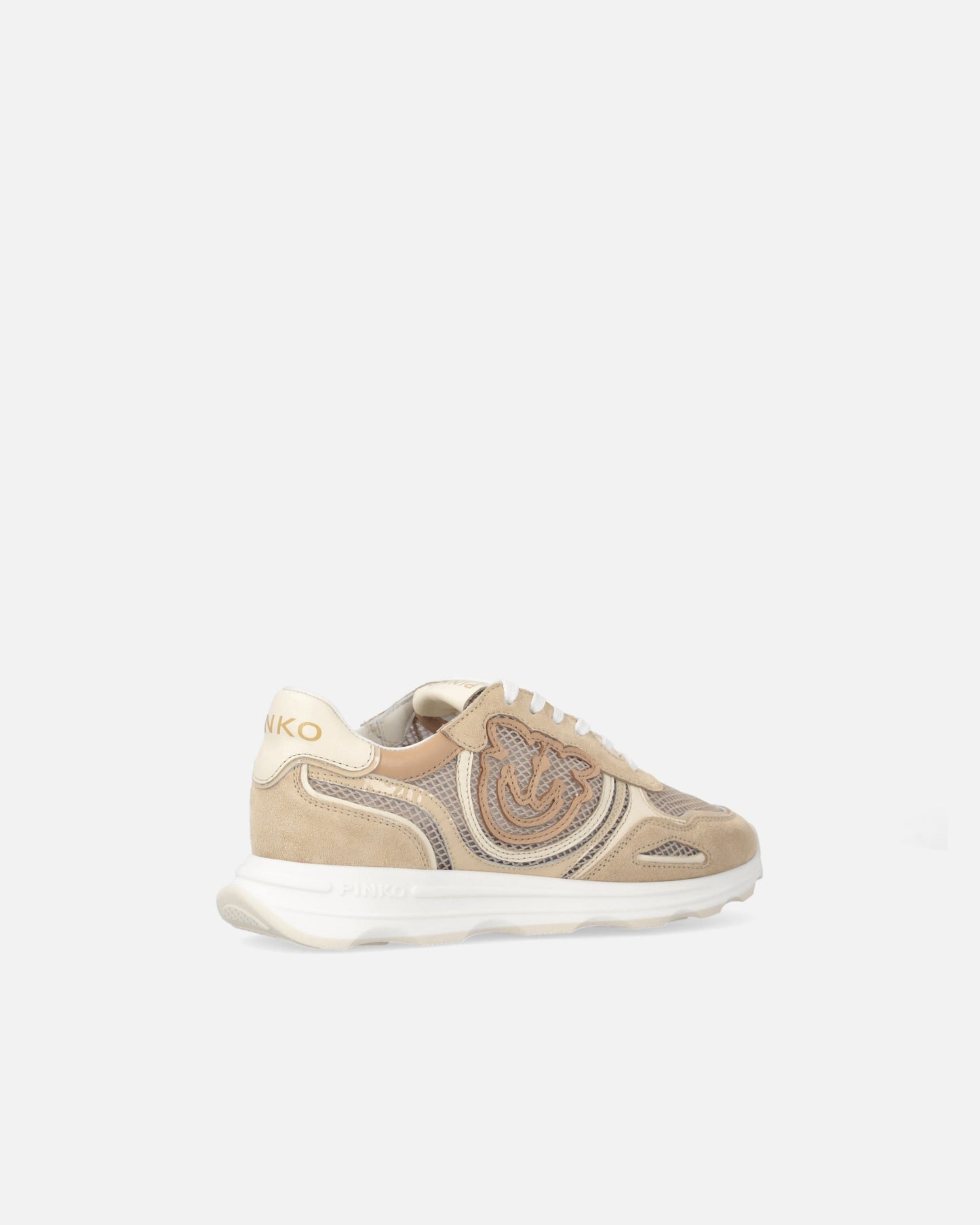 Mesh and suede sneakers with Love Birds logo