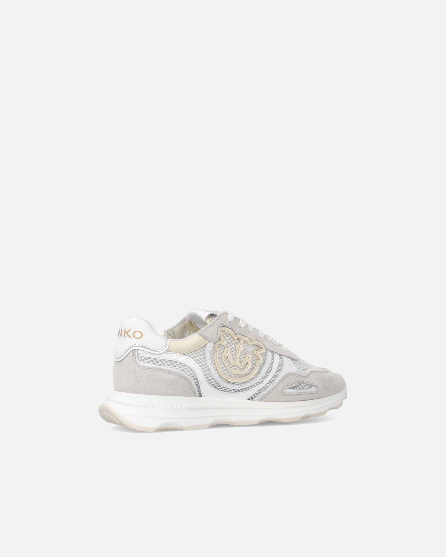 Mesh and suede sneakers with Love Birds logo