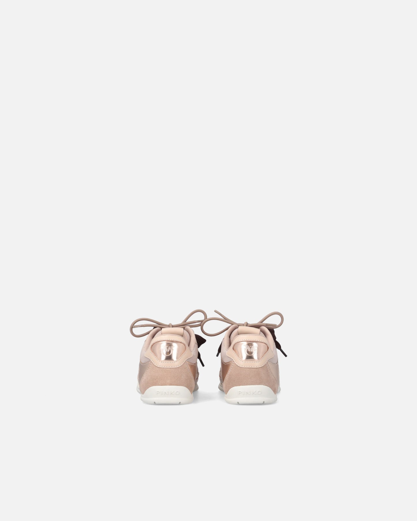 Sneakers with double laces and jewel details