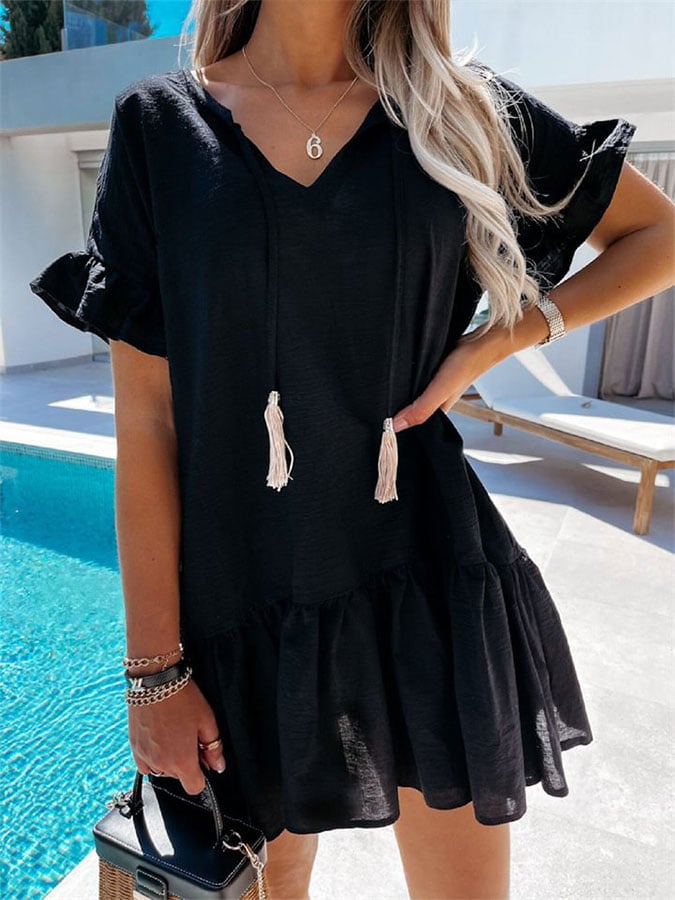 Women's Elegant Romantic Vacation Loose Dress