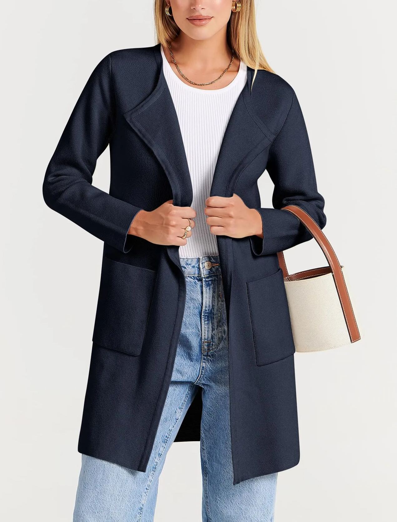 2024 Neuer offener Strick-Cardigan (2 kaufen, kostenloser Versand)