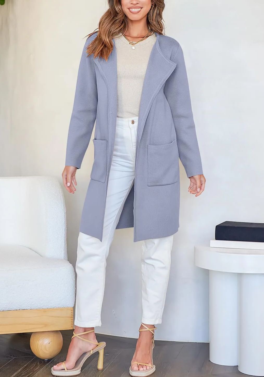 2024 Neuer offener Strick-Cardigan (2 kaufen, kostenloser Versand)